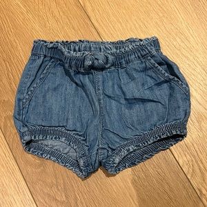Baby gap blue denim shorts